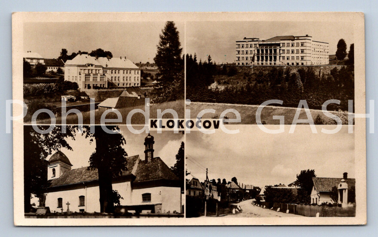 Pohlednice KLOKOČOV - KOLÁŽ (X24748)