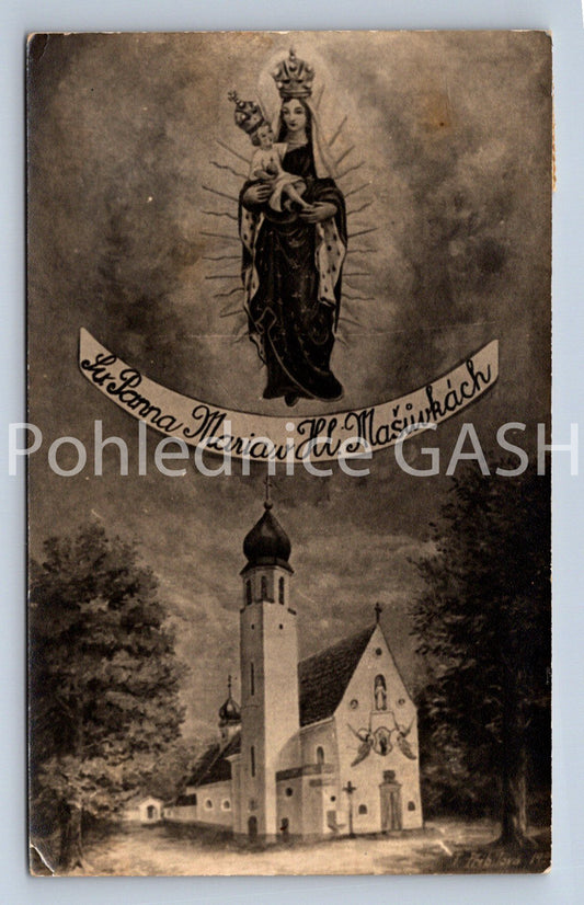 Pohlednice SV. PANNA MARIA V HL. MAŠŮVKÁCH (X24758)