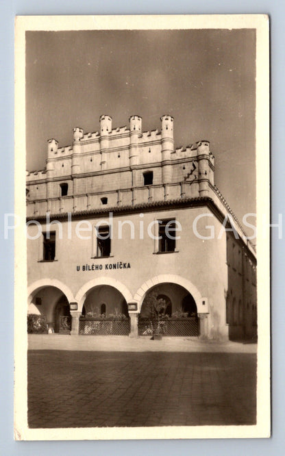 Pohlednice TŘEBOŇ - HOTEL U BÍLÉHO KONÍČKA (X24769)