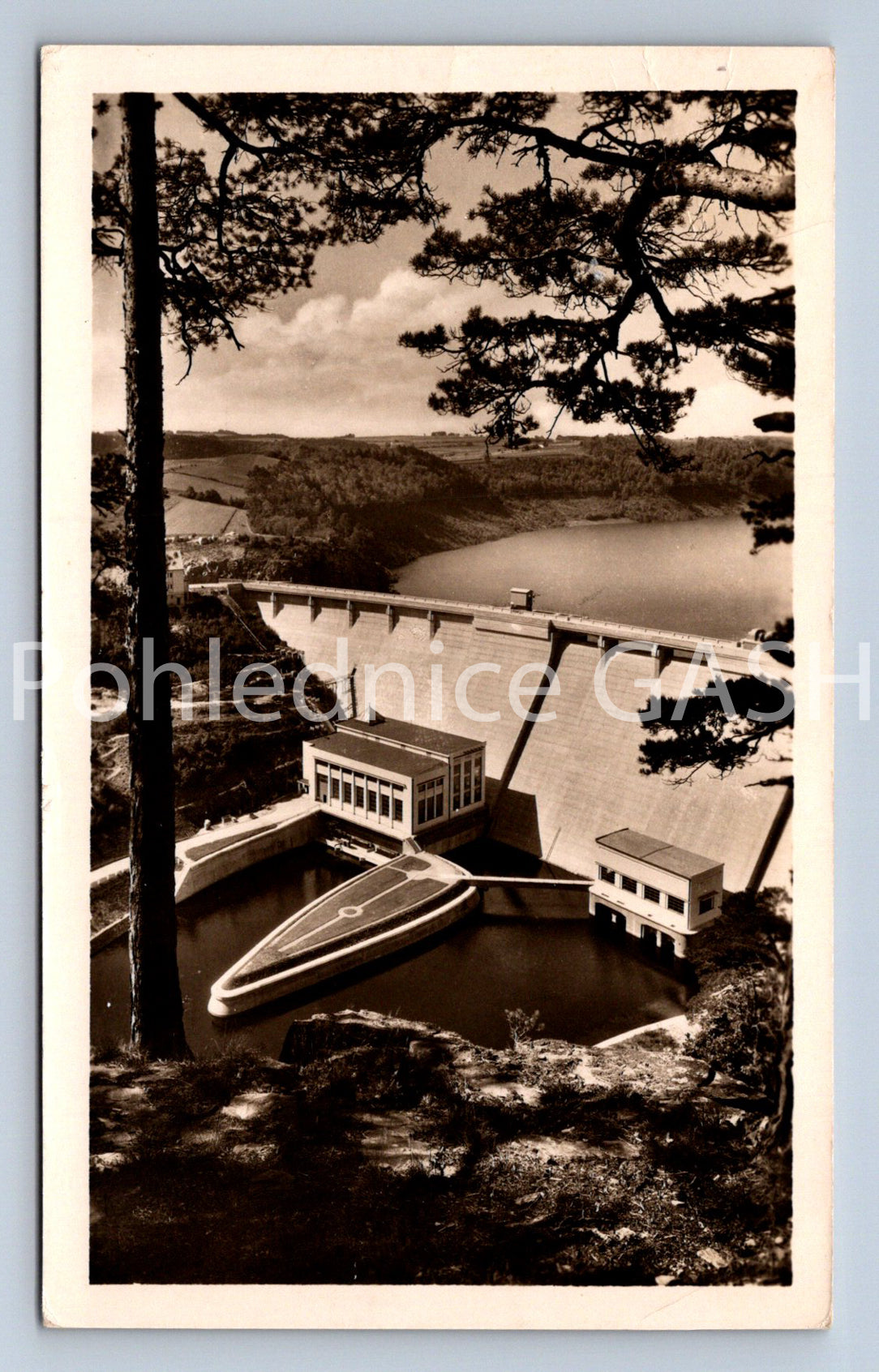 Pohlednice VRANOVSKÁ PŘEHRADA (X24793)