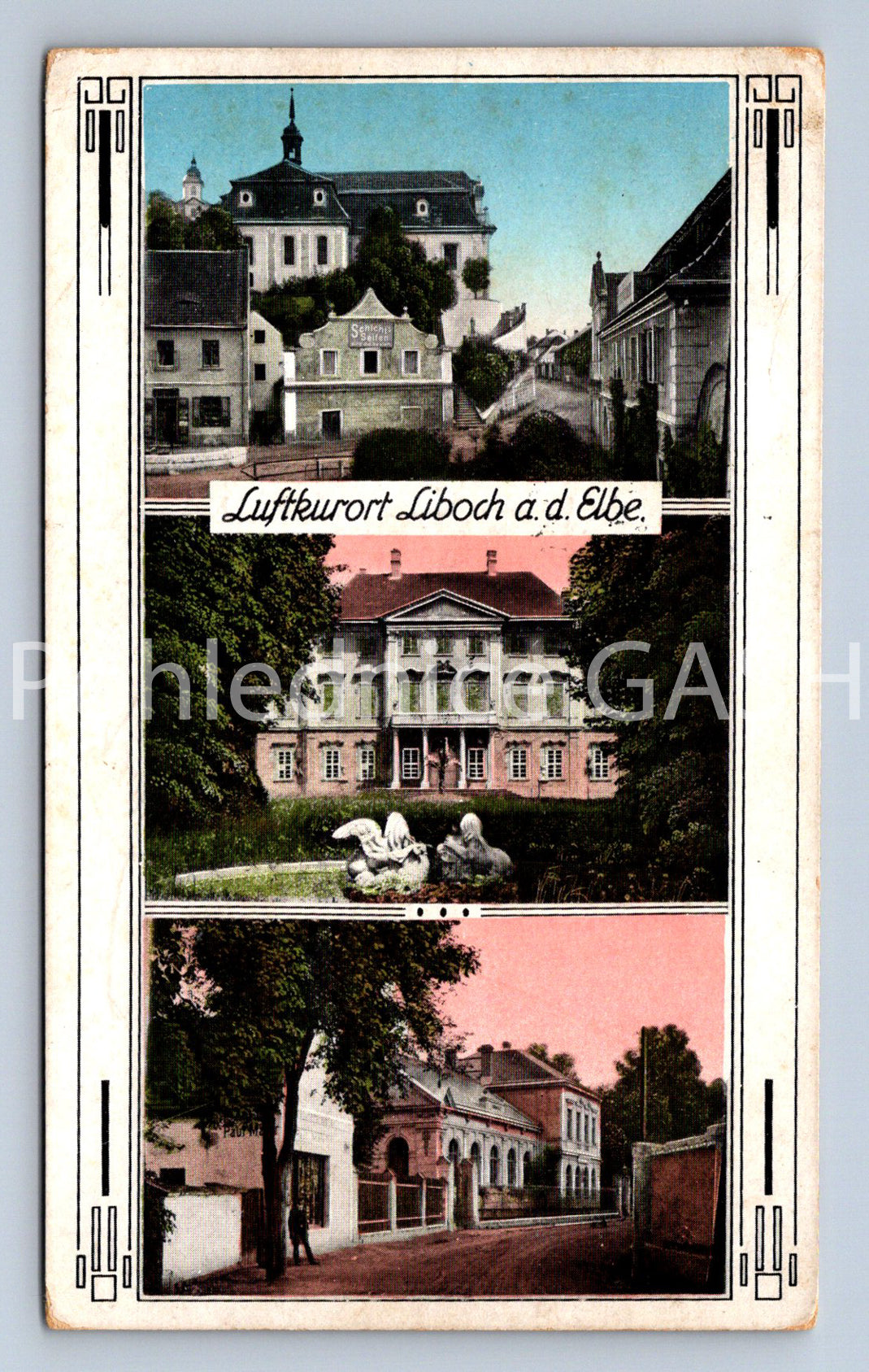 Pohlednice LUFTKURORT LIBOCH A. D. ELBE (X24801)