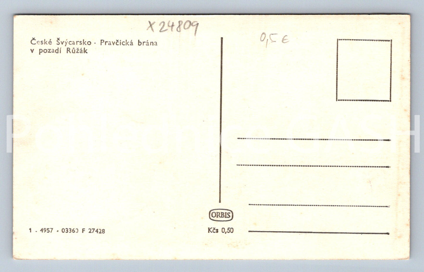 Pohlednice ČESKÉ ŠVÝCARSKO (X24809)