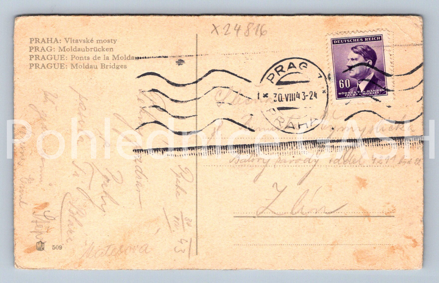 Pohlednice PRAHA (X24816)