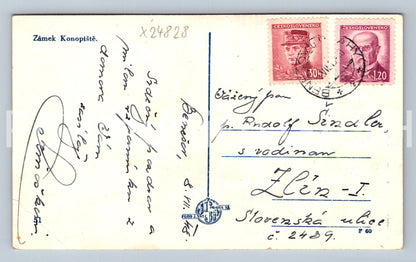 Postcard KONOPIŠTE CASTLE (X24828)