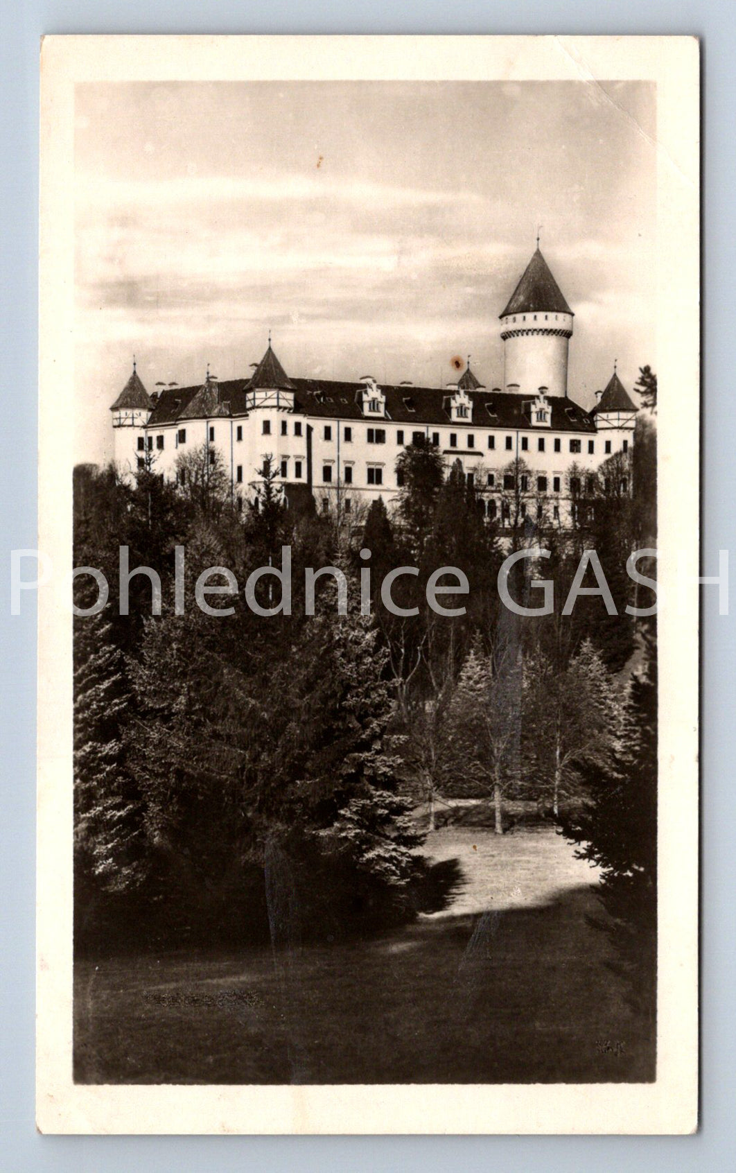 Postcard KONOPIŠTE CASTLE (X24828)