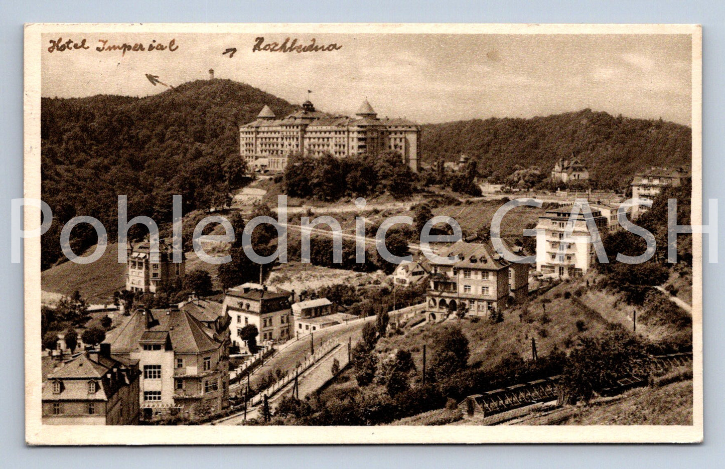 Pohlednice KARLOVY VARY - HOTEL IMPERIAL (X24840)