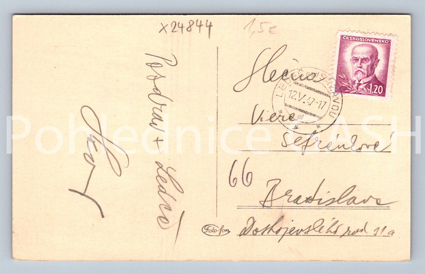 Pohlednice LEDEČ NAD SÁZAVOU (X24844)