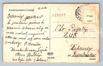 Pohlednice KONSTANTINOVY LÁZNĚ (X24847)