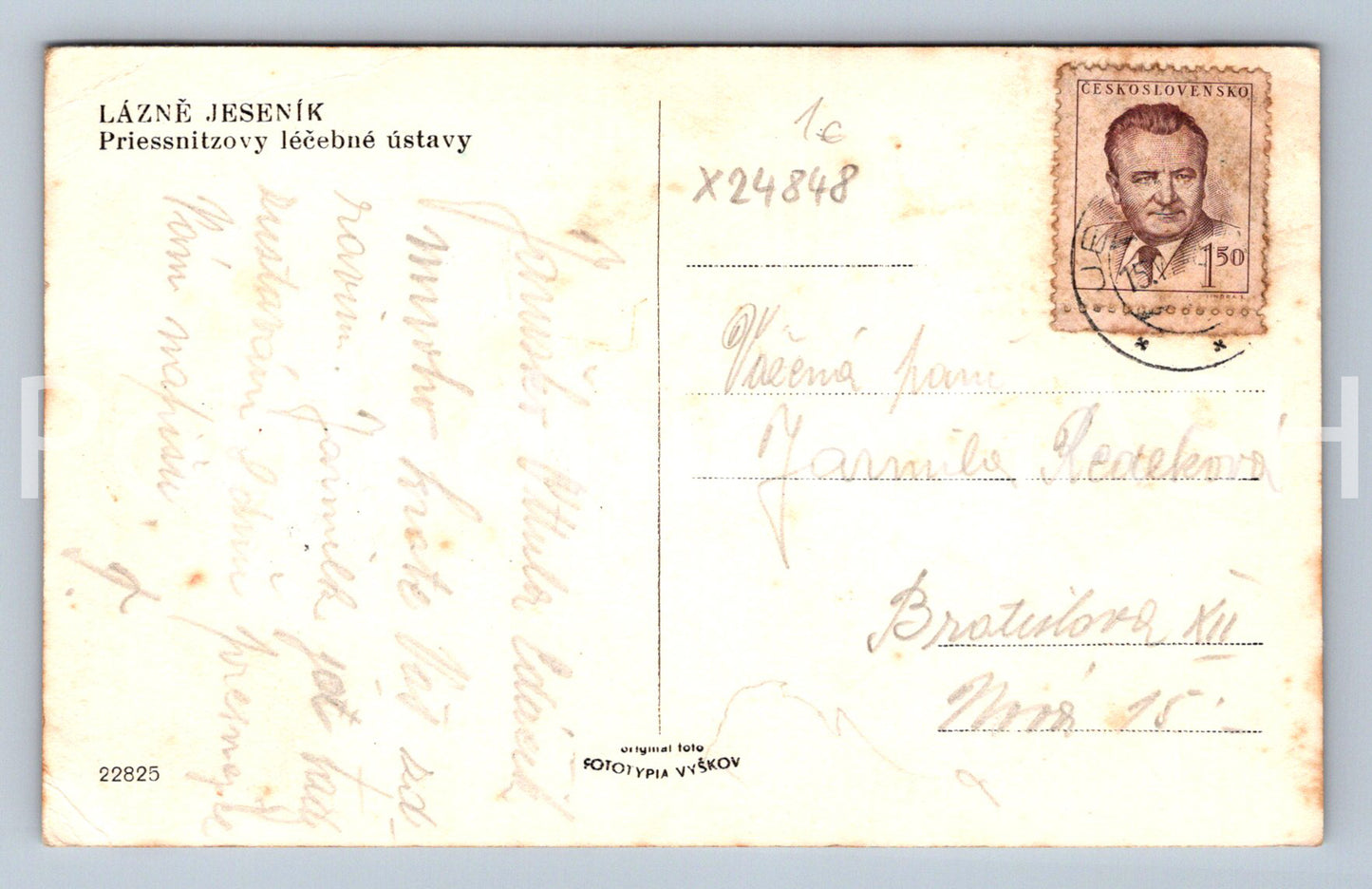 Pohlednice LÁZNĚ JESENÍK (X24848)