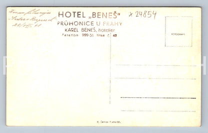 Pohlednice PRŮHONICE - HOTEL BENET (X24854)