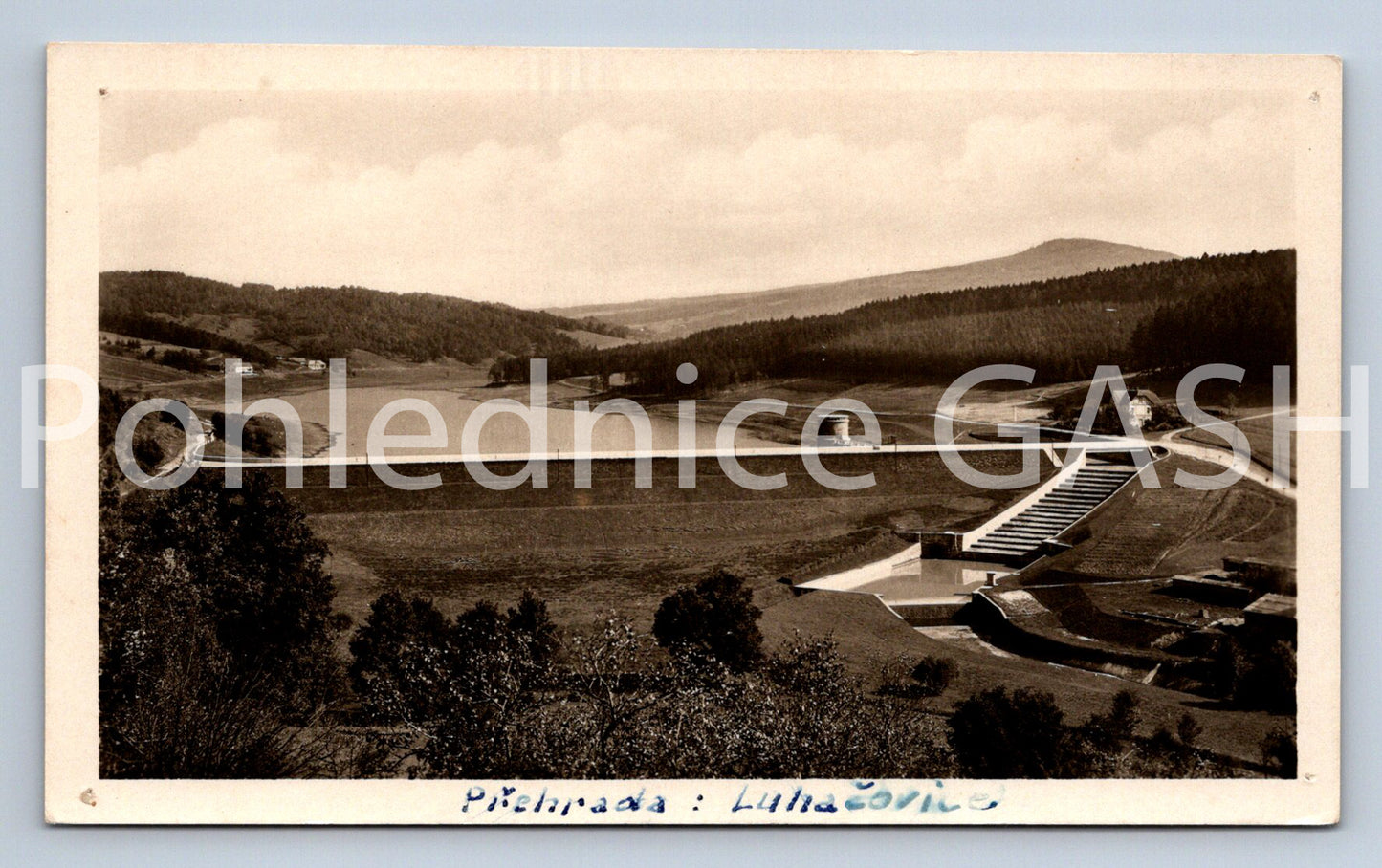Pohlednice PŘEHRADA LUHAČOVICE (X24865)