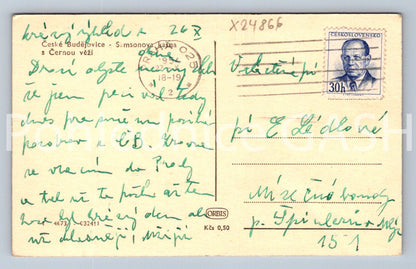 Pohlednice ČESKÉ BUDĚJOVICE (X24866)