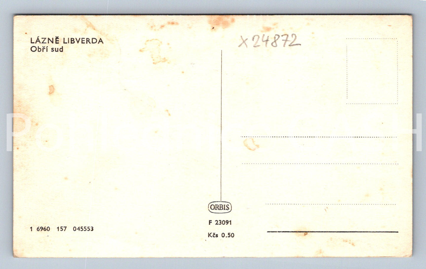 Pohlednice LÁZNĚ LIBVERDA (X24872)