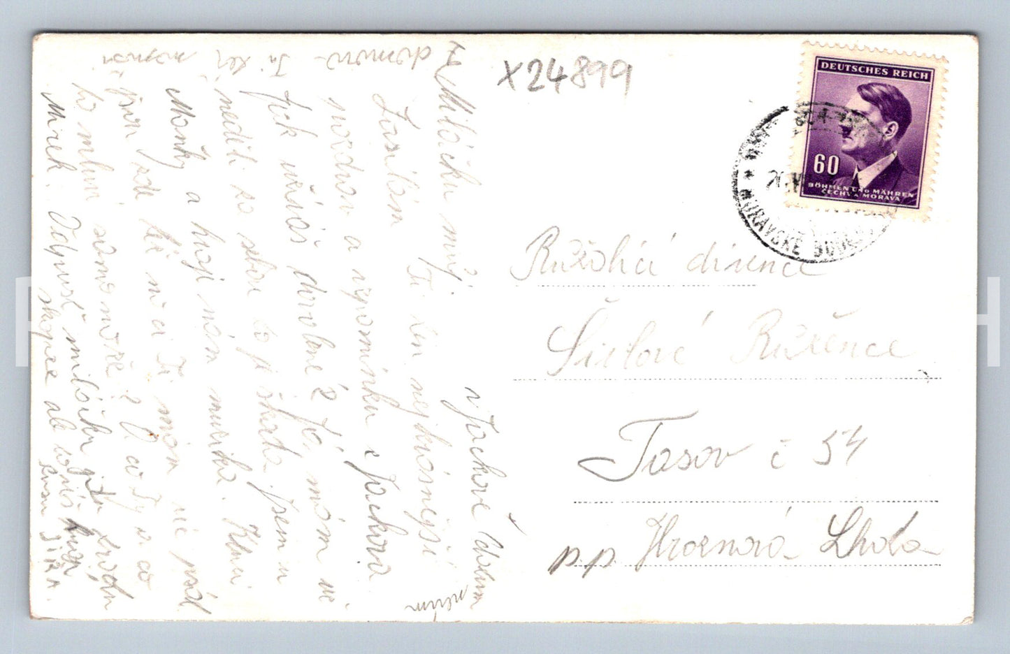 Pohlednice HOSTÍN (X24899)