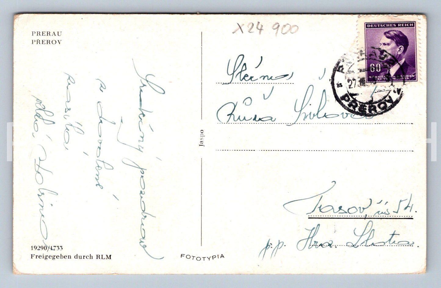 Pohlednice PŘEROV (X24900)