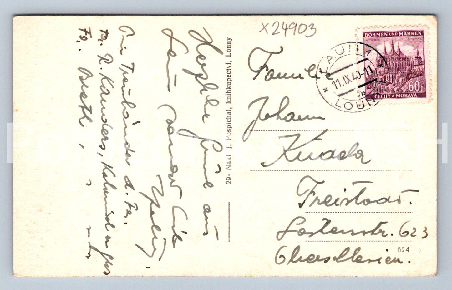 Pohlednice LOUNY (X24903)