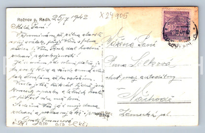 Pohlednice ROŽNOV POD RADHOŠTĚM (X24905)