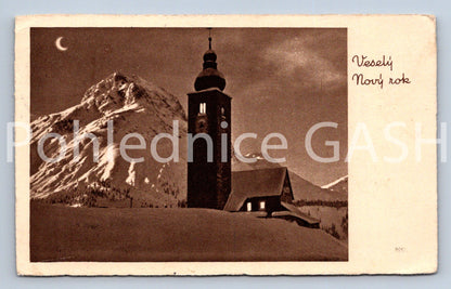 Pohlednice VESELÝ NOVÝ ROK (X24923)