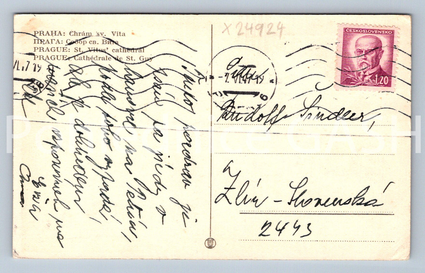 Pohlednice PRAHA (X24924)