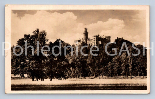 Pohlednice HLUBOKÁ NAD VLTAVOU - ZÁMEK (X24938)