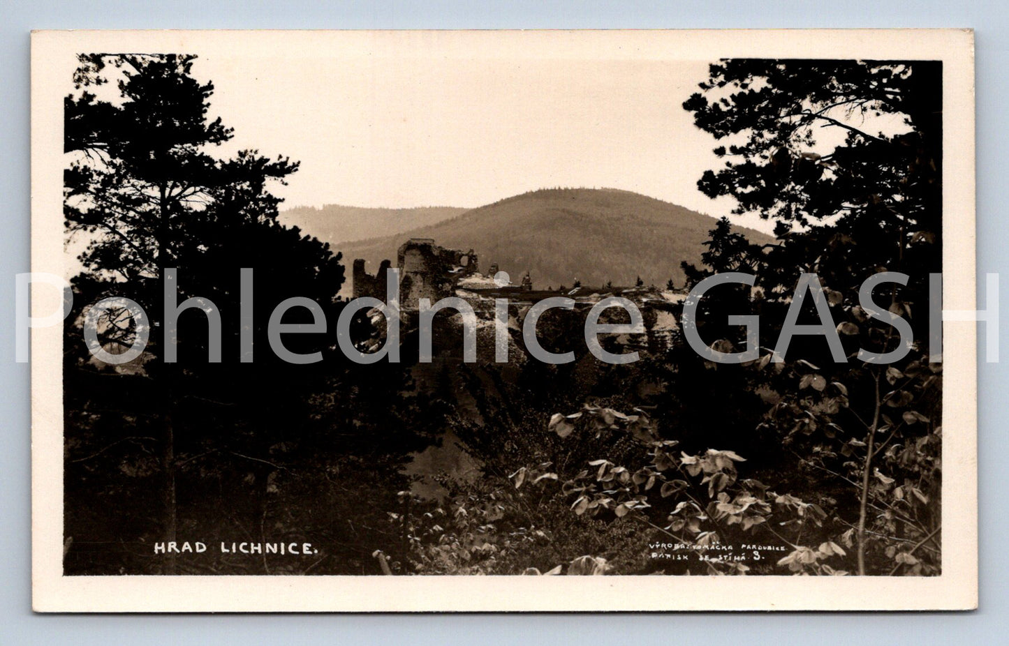 Pohlednice HRAD LICHNICE (X24940)