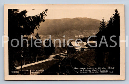 Pohlednice ŠUMAVA - LENORA CHATA KČST (X24956)