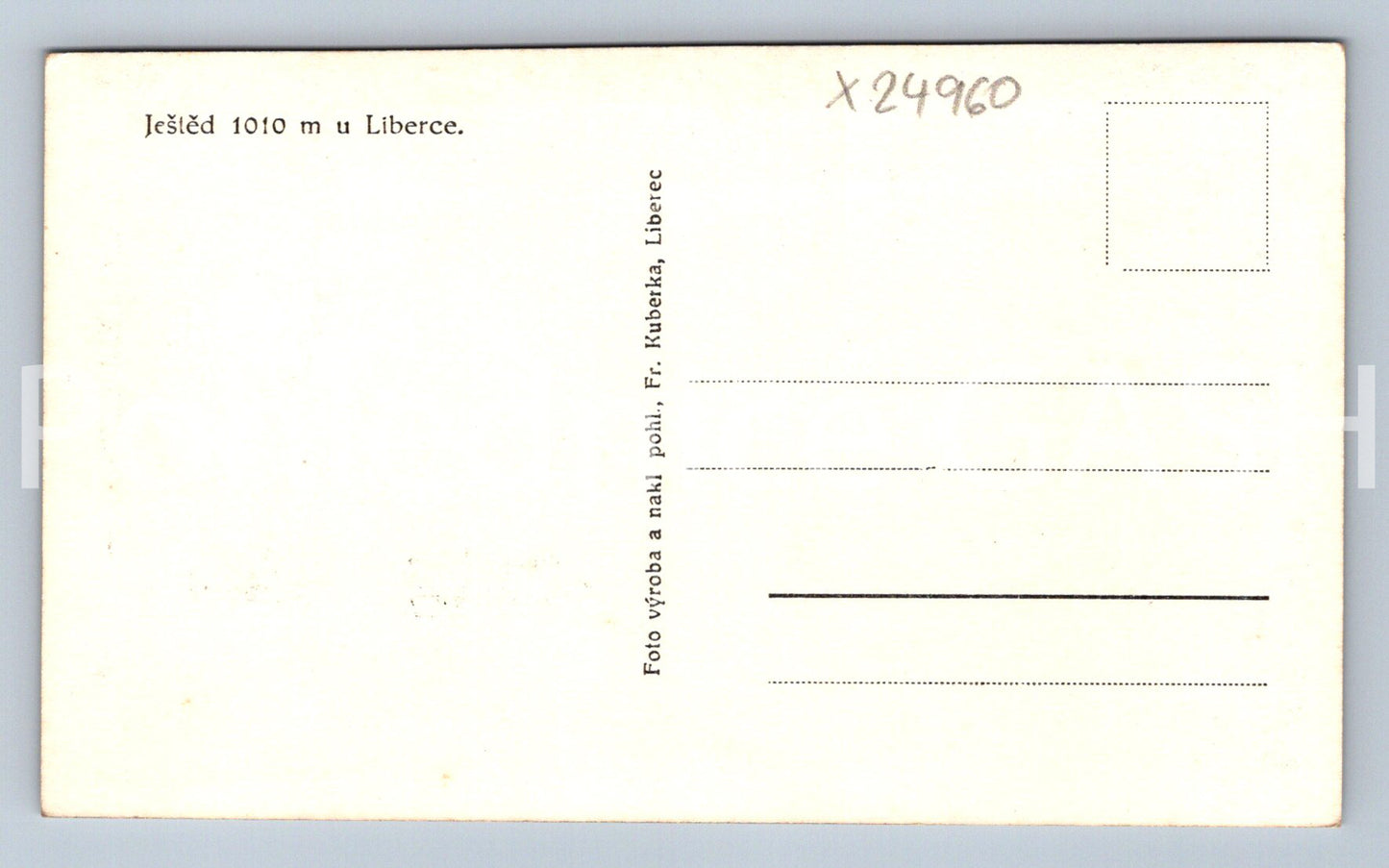 Pohlednice JEŠTĚD LIBEREC (X24960)