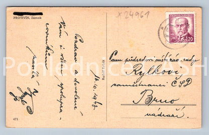 Pohlednice PROTIVÍN ZÁMEK (X24961)