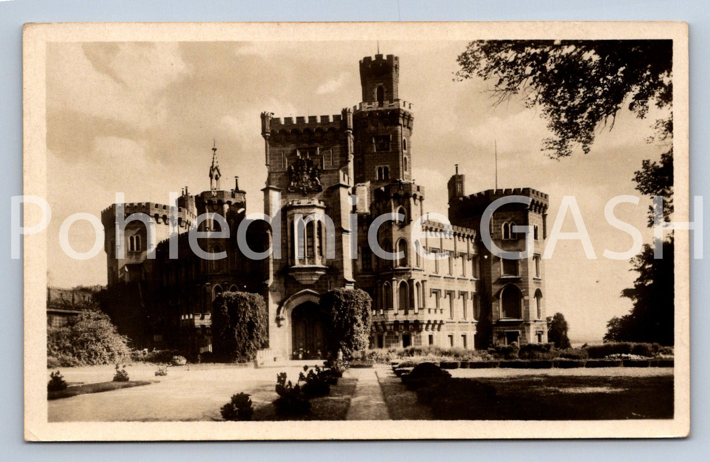 Pohlednice HLUBOKÁ NAD VLTAVOU - ZÁMEK (X24975)