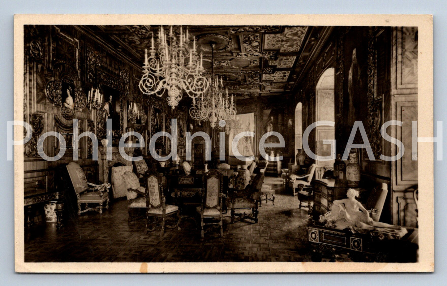 Pohlednice HLUBOKÁ NAD VLTAVOU - ZÁMEK (X24976)