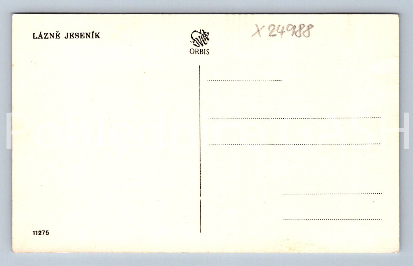 Pohlednice LÁZNĚ JESENÍKY (X24988)