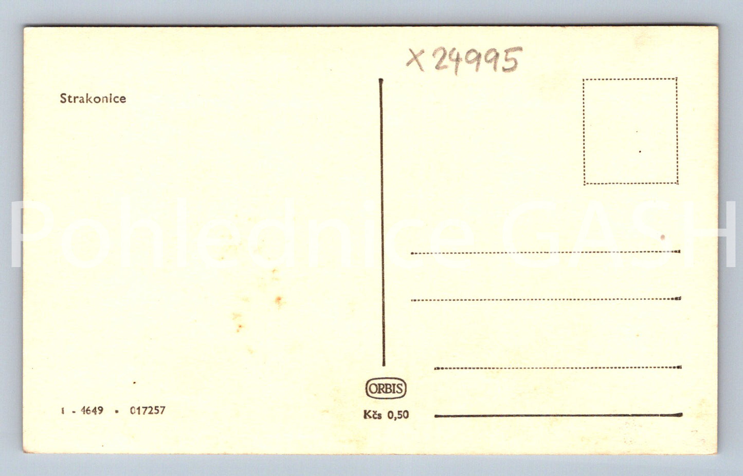 Pohlednice STRAKONICE (X24995)