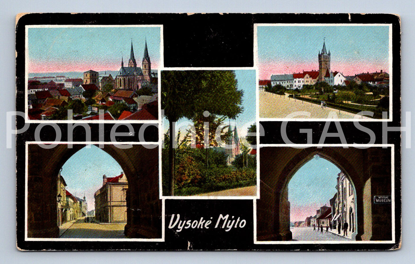 Pohlednice VYSOKÉ MÍTO (X25005)