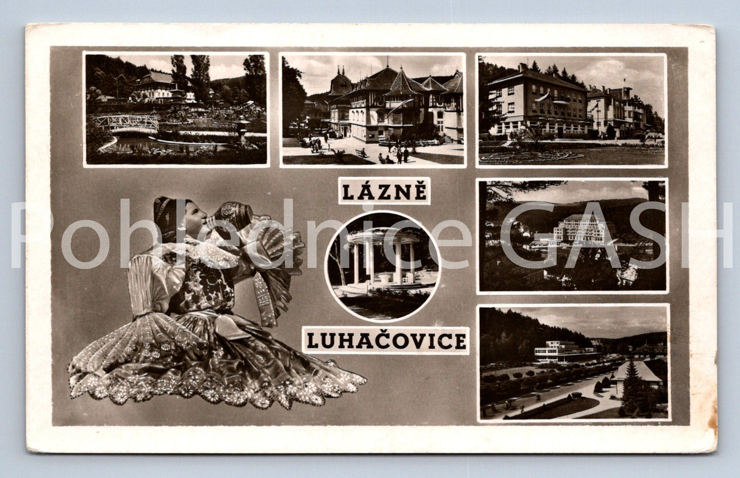 Pohlednice LÁZNĚ LUHAČOVICE (X25016)
