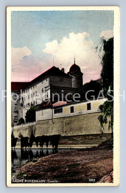 Pohlednice LÁZNĚ PODĚBRADY - ZÁMEK (X25021)