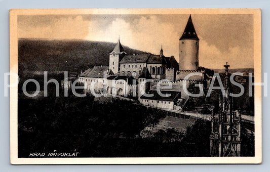 Pohlednice HRAD KŘIVOKLÁT (X25031)