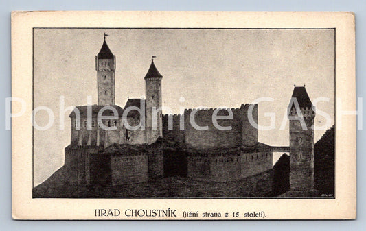Pohlednice HRAD CHOUSTNÍK (X25039)
