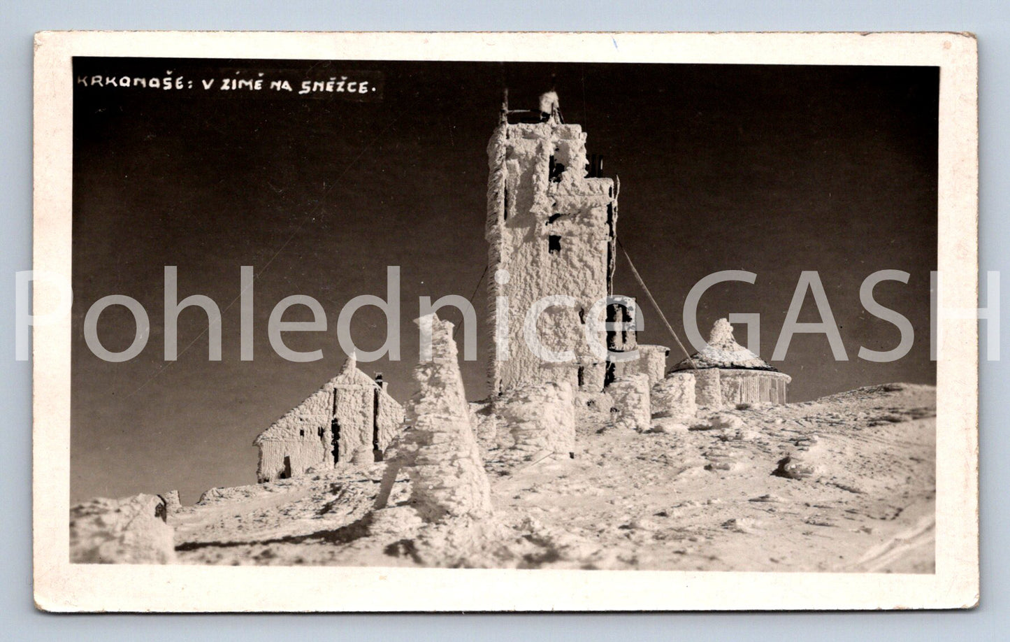 Pohlednice KRKONOŠE NA SNĚŽCE (X25049)
