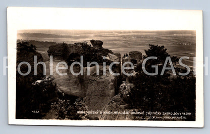 Postcard MUSHROOM MOUNTAIN NEAR MICHOV HRADIŠTE (X25069)