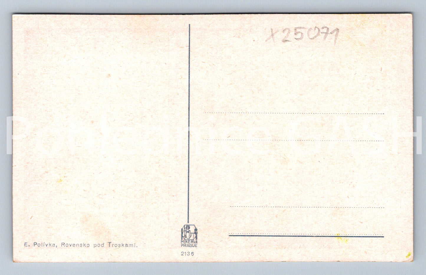 Postcard DEBRIS (X25071)