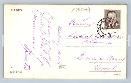 Postcard KLATOVY (X25079)