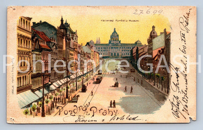 Pohlednice POZDRAV Z PRAHY (X25083)