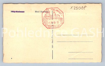 Pohlednice DĚČÍN N. L. ZÁMEK (X25088)