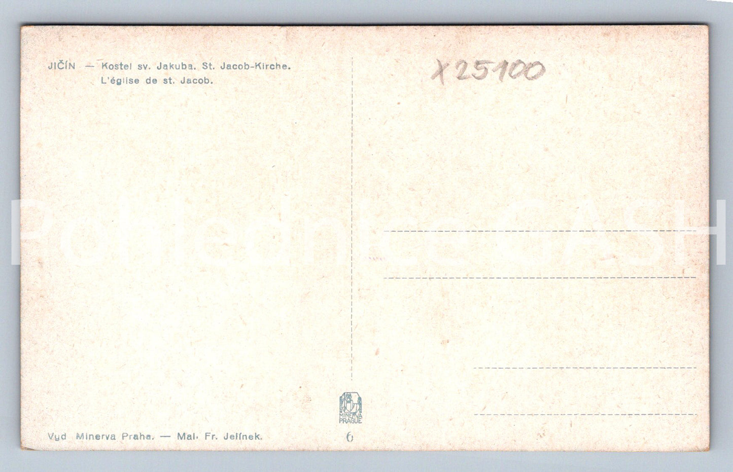 Postcard JIČÍN (X25100)