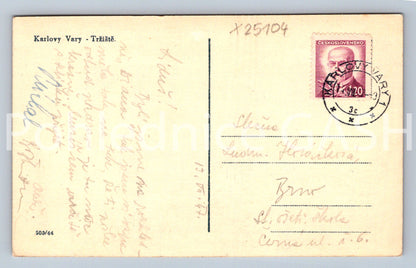 Postcard KARLOVY VARY (X25104)