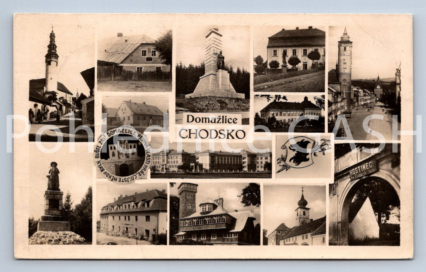 Pohlednice DOMAŽLICE CHODSKO (X25118)