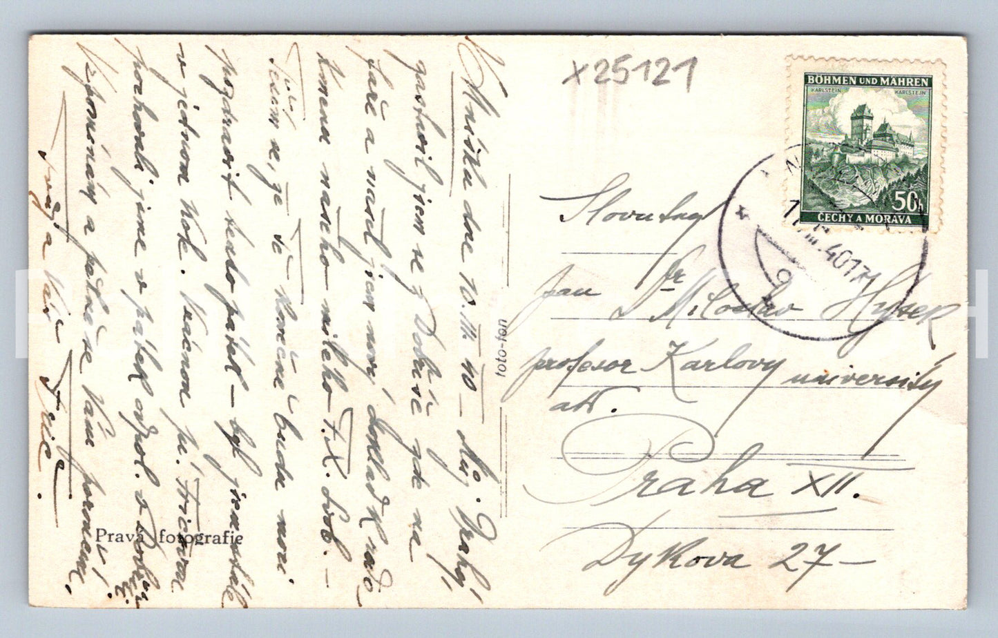 Pohlednice MNÍŠEK ZÁMEK (X25121)