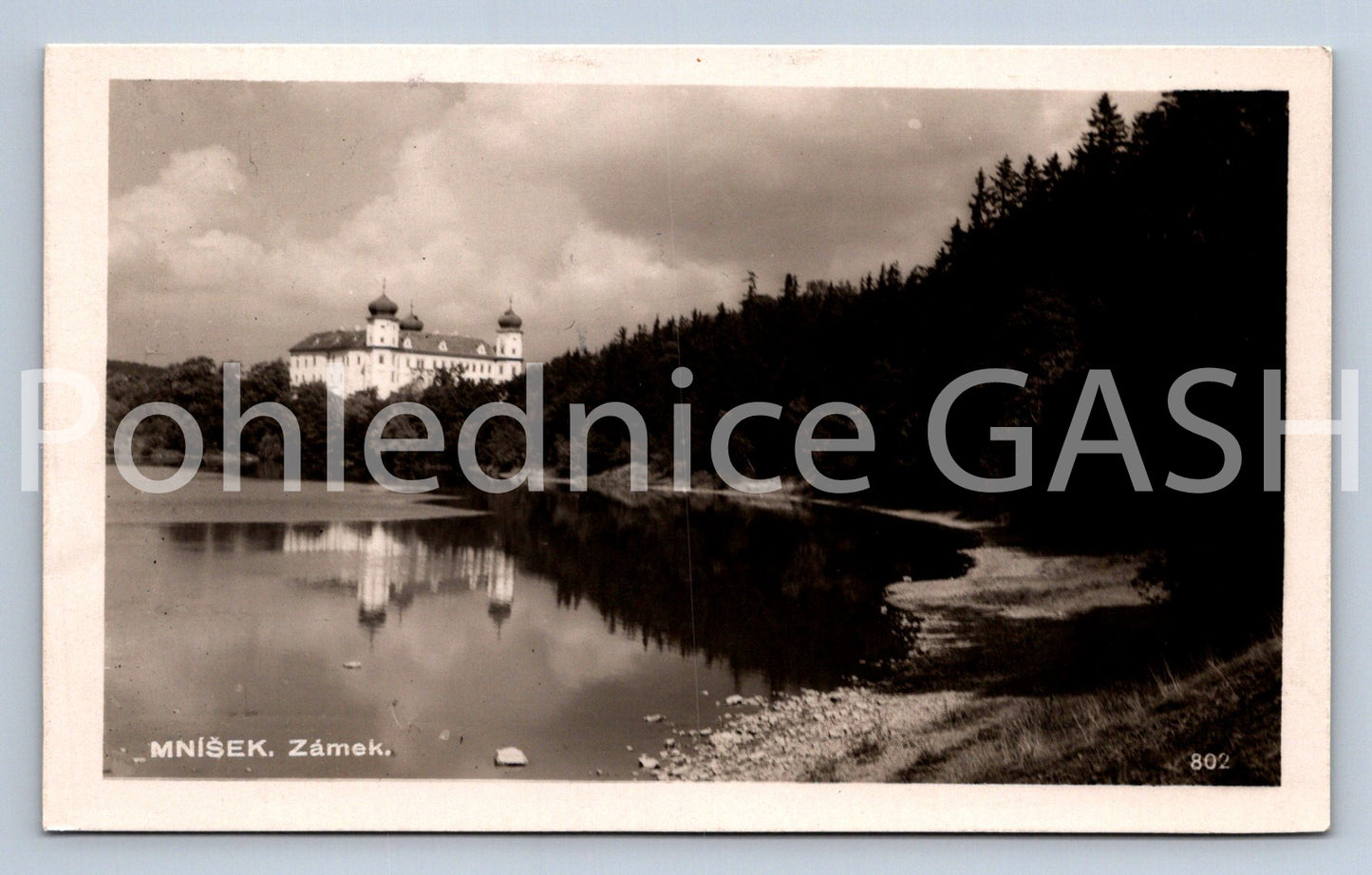 Pohlednice MNÍŠEK ZÁMEK (X25121)
