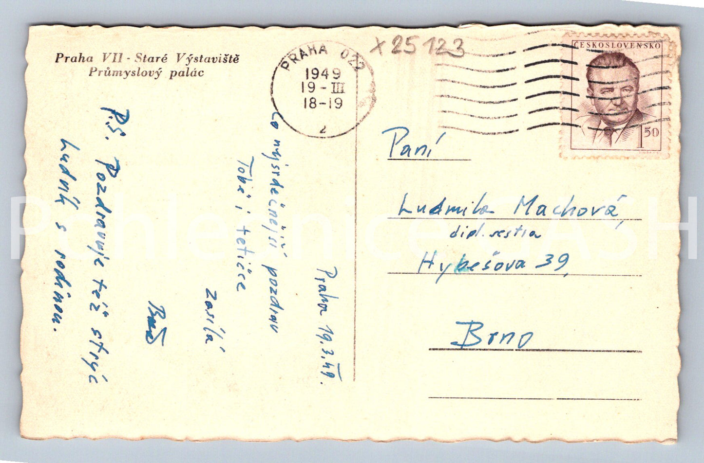 Pohlednice PRAHA (X25123)