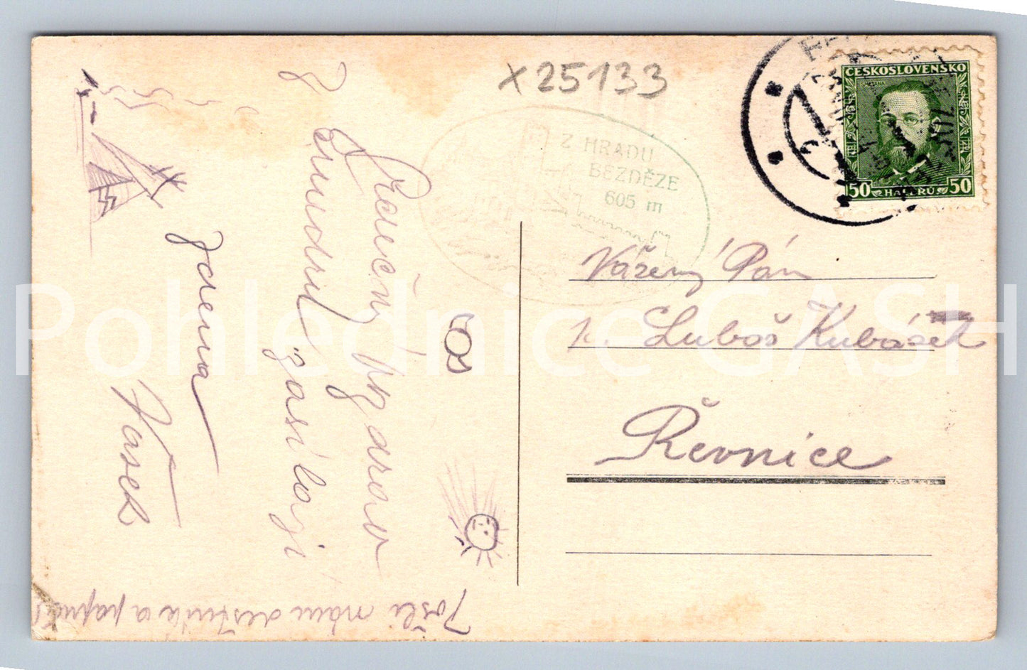 Pohlednice BEZDĚZ (X25133)